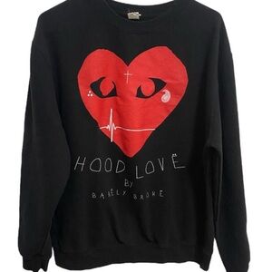Hood Love Black Sweater